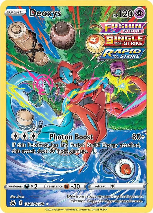 Deoxys (Galarian Gallery) #GG12/GG70 – Crown Zenith