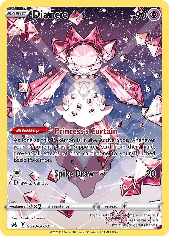 Diancie (Galarian Gallery) #GG13/GG70 – Crown Zenith