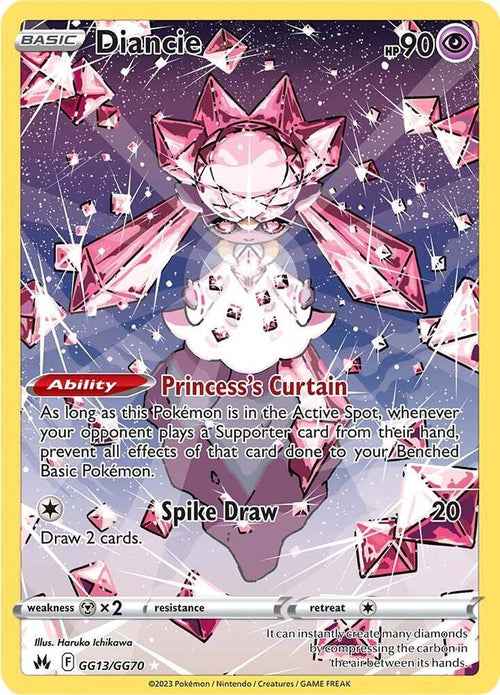 Diancie (Galarian Gallery) #GG13/GG70 – Crown Zenith