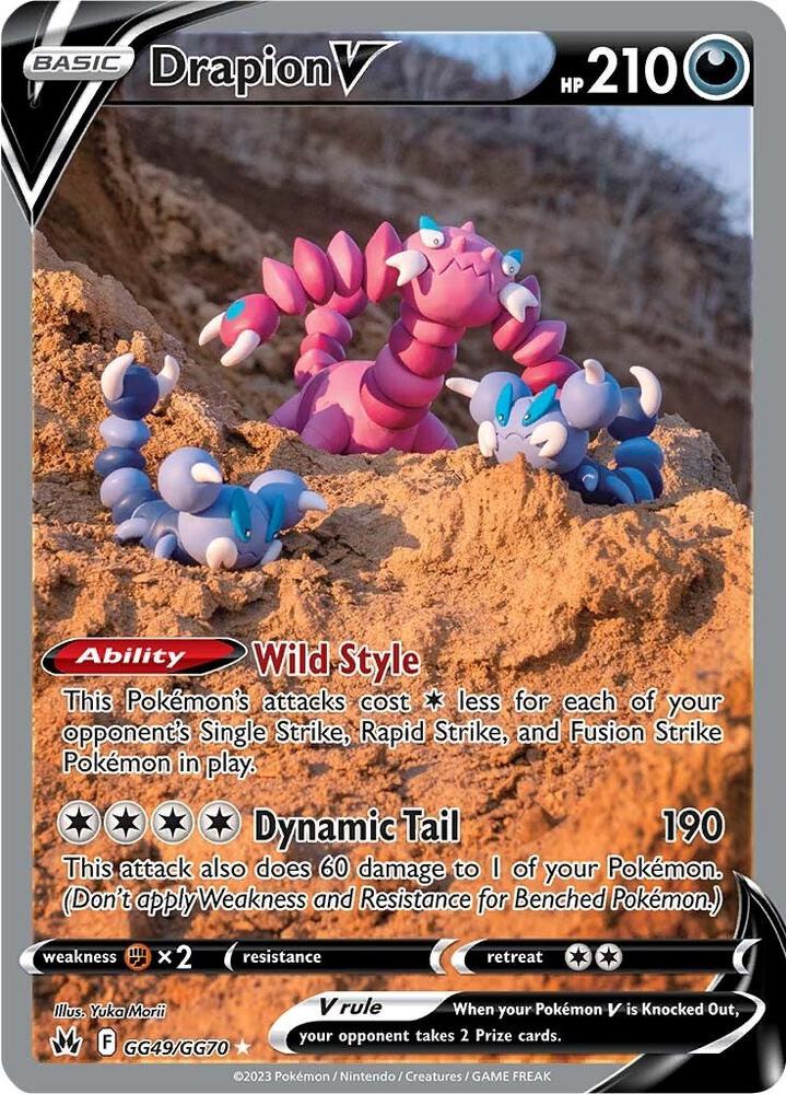 Drapion V (Galarian Gallery V) #GG49/GG70 – Crown Zenith