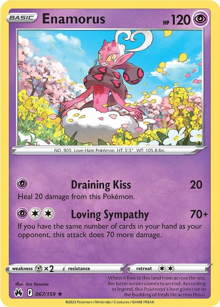 Enamorus Reverse Holo #067/159 – Crown Zenith