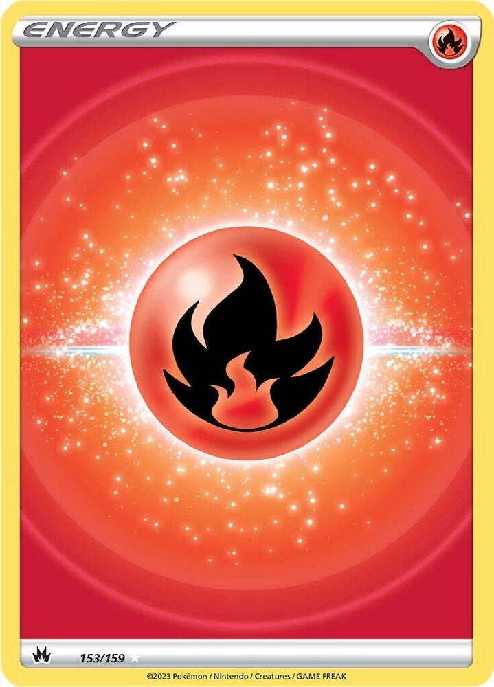 Fire Energy (Ultra Rare) #153/159 – Crown Zenith