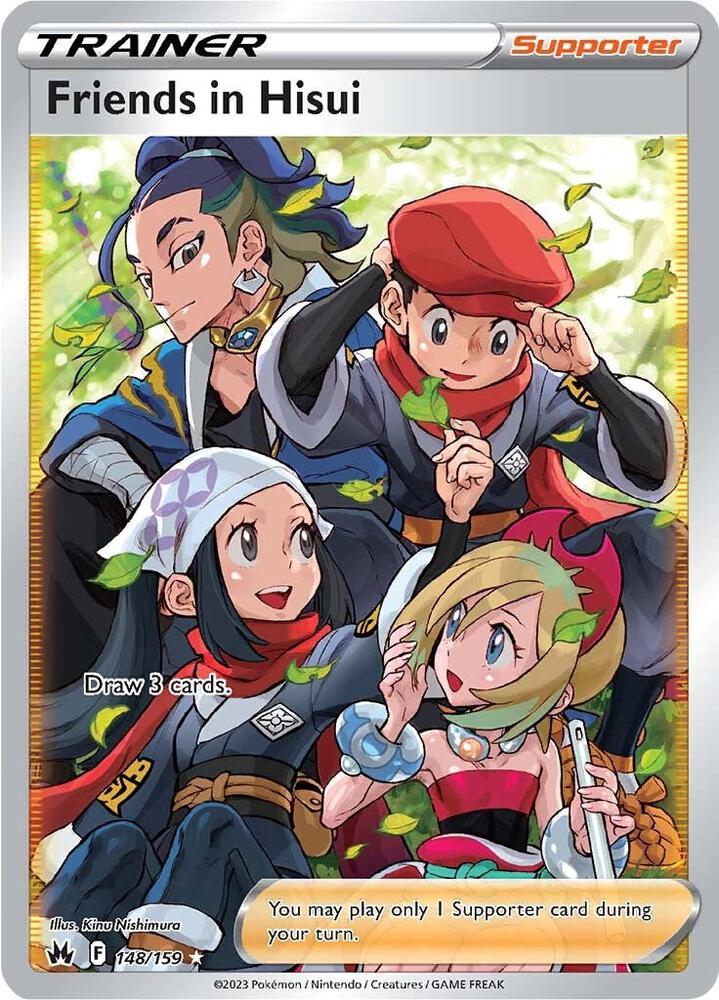 Friends in Hisui (Ultra Rare) #148/159 – Crown Zenith