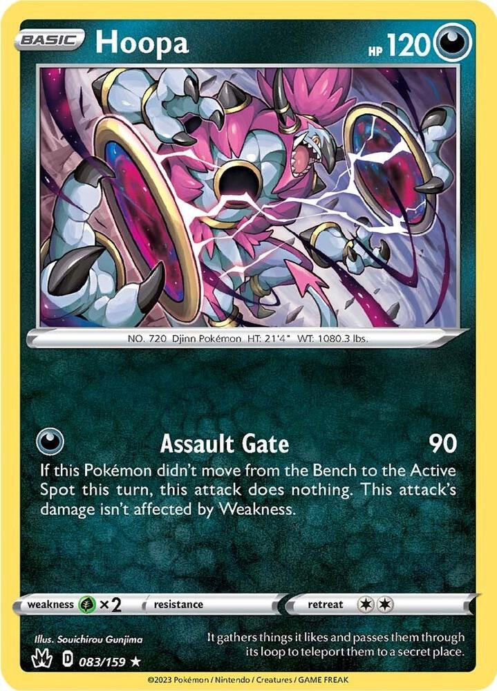 Hoopa Reverse Holo #083/159 – Crown Zenith