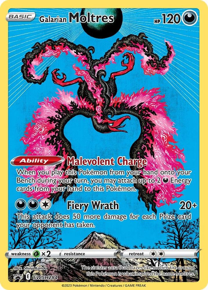 Galarian Moltres (Promo) #SWSH284 – Crown Zenith