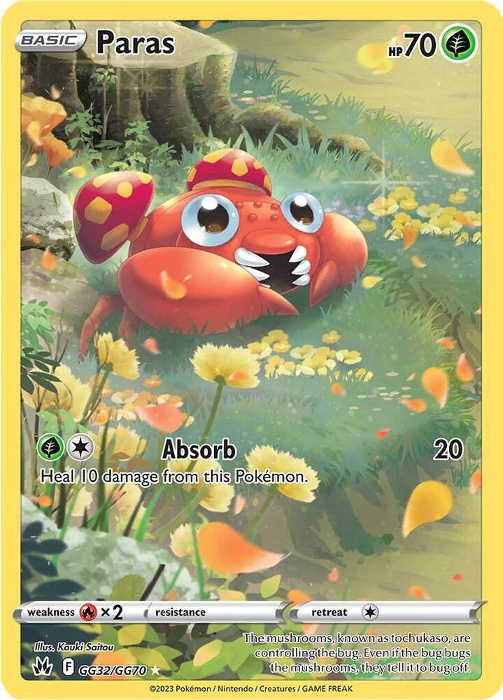 Paras (Galarian Gallery) #GG32/GG70 – Crown Zenith