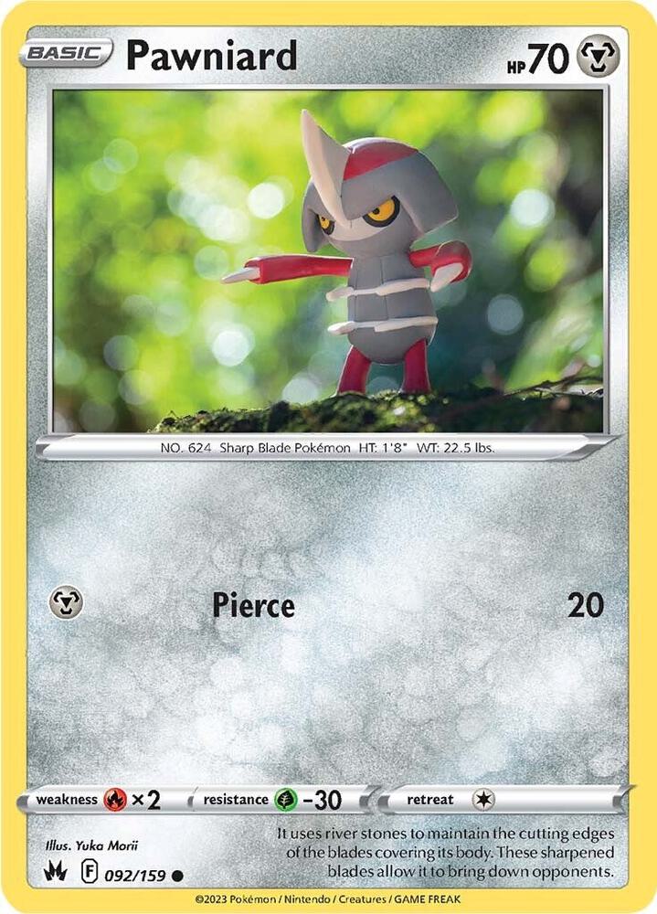 Pawniard Reverse Holo #092/159 – Crown Zenith