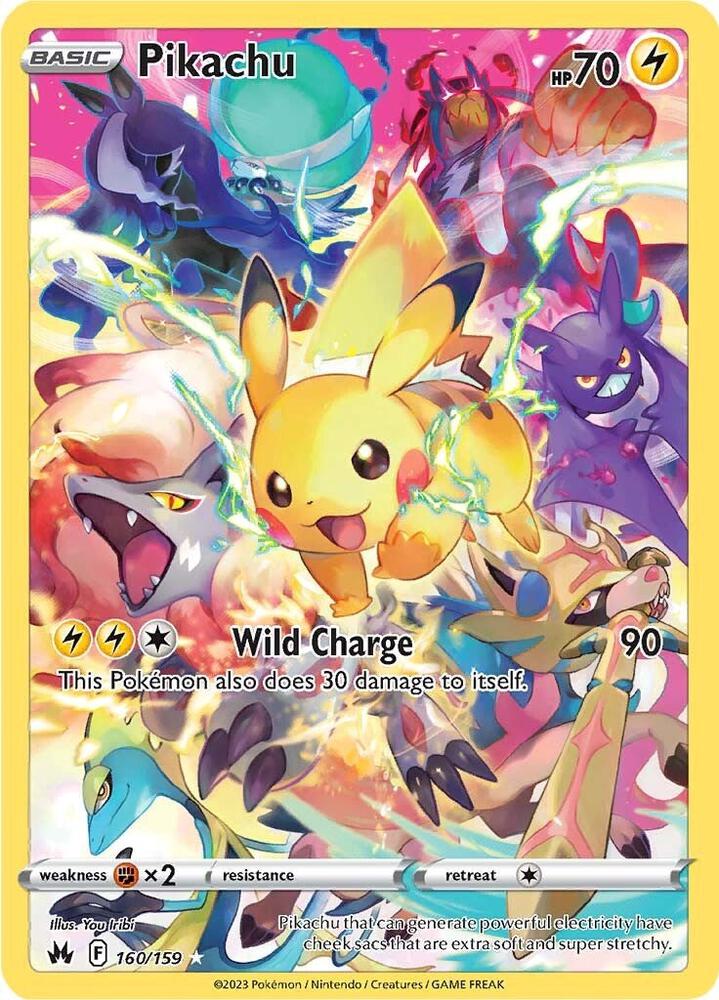 Pikachu (Secret Rare) #160/159 – Crown Zenith