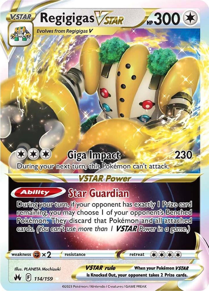 Regigigas VSTAR (Holo Rare VSTAR) #114/159 – Crown Zenith