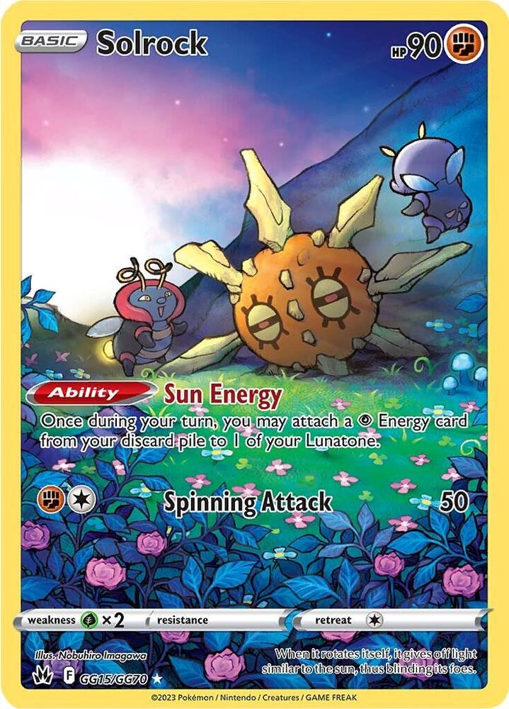 Solrock (Galarian Gallery) #GG15/GG70 – Crown Zenith