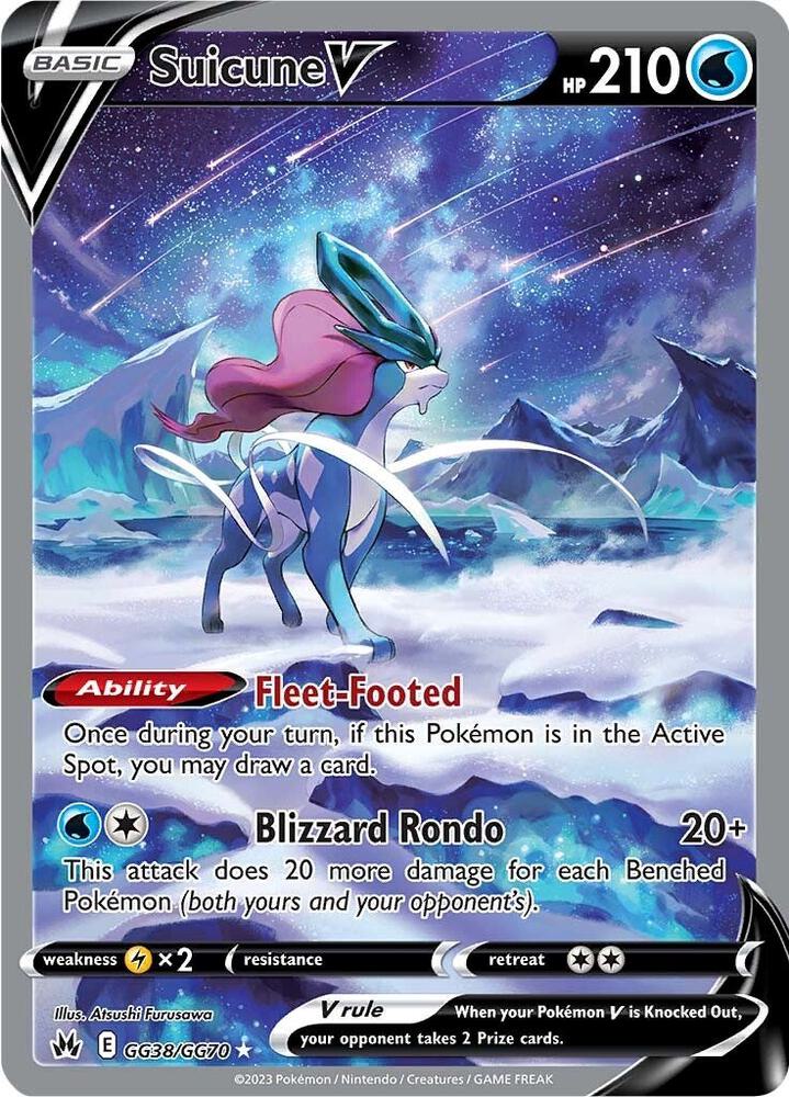 Suicune V (Galarian Gallery V) #GG38/GG70 – Crown Zenith