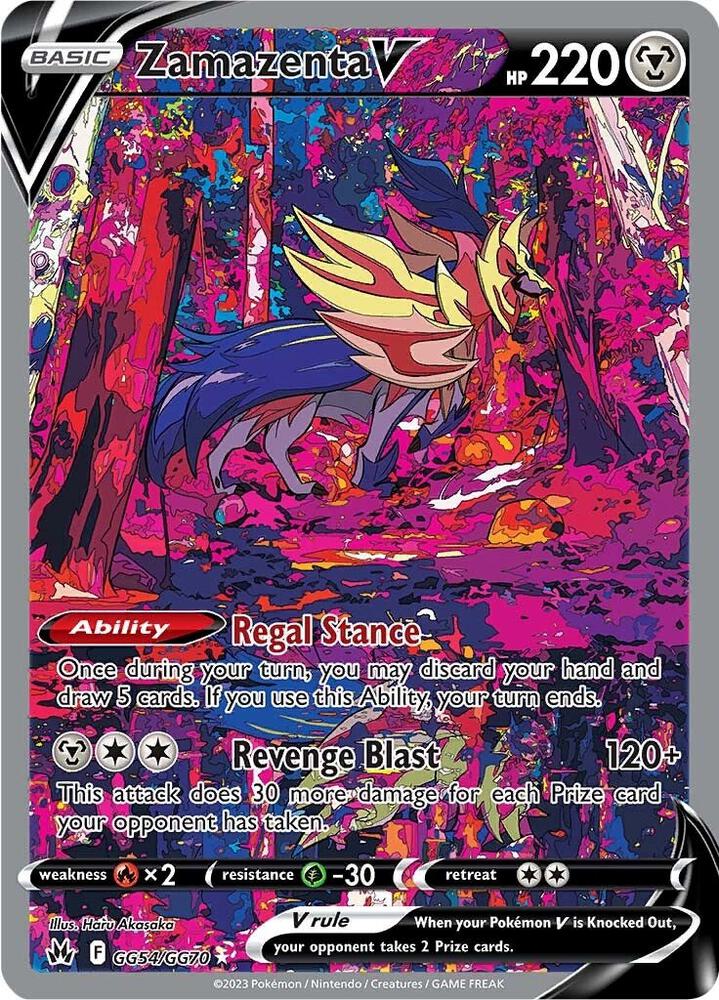 Zamazenta V (Galarian Gallery V) #GG54/GG70 – Crown Zenith